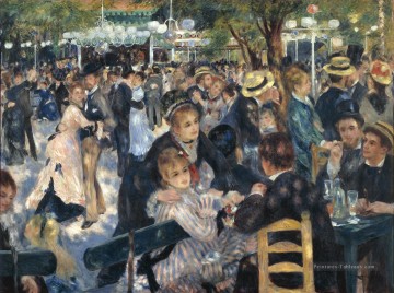 Pierre Auguste Renoir œuvres - Le bal du maître du Moulin de la Galette Pierre Auguste Renoir